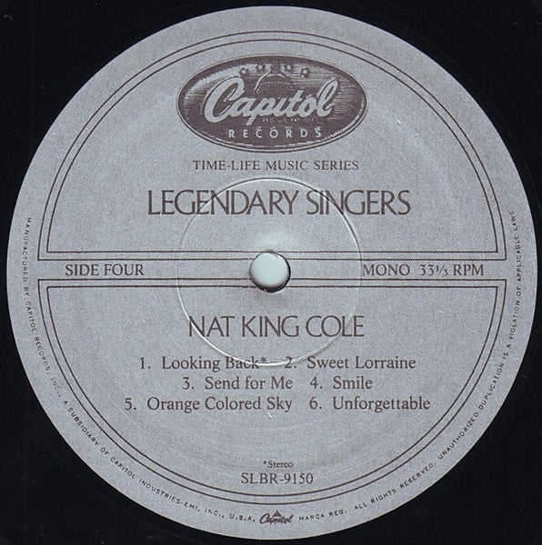 Nat King Cole – Legendary Singers [Compilation Box Set] (Usado)
