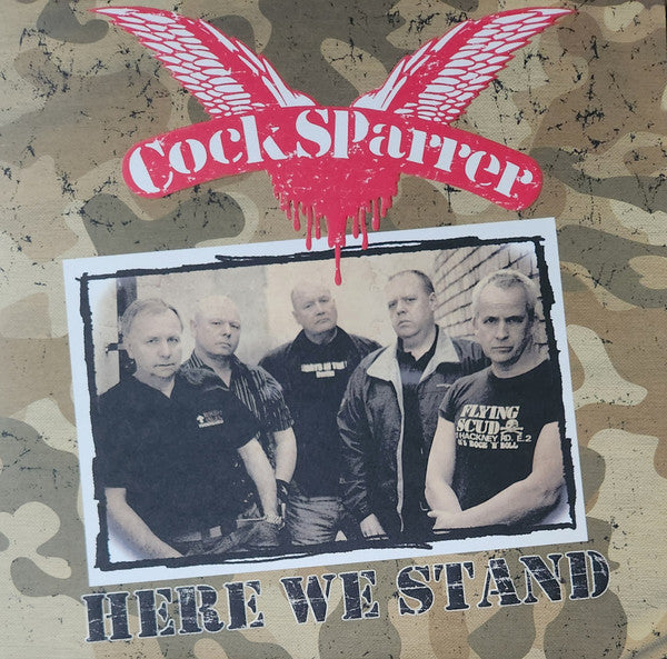 Cock Sparrer – Here We Stand (Cloudy Clear & Black Vinyl) 🇺🇸
