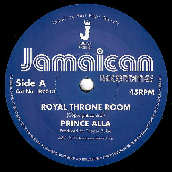 Prince Alla – Royal Throne Room/Hail Rastafari 🇺🇸
