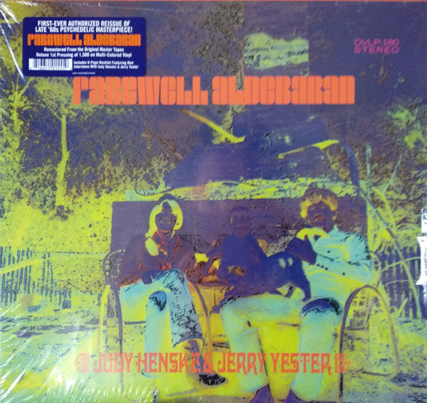 Judy / Yester,jerry Henske – Farewell Aldeberan (Orange-yellow Starburst Vinyl) 🇺🇸