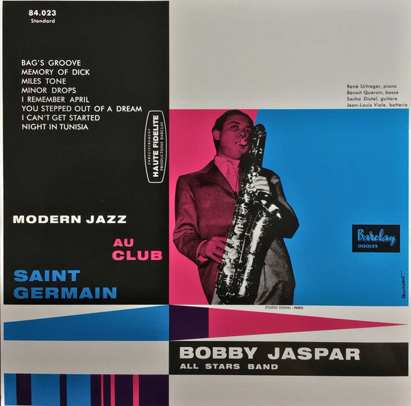 Bobby Jaspar – Modern Jazz Au Club St Germain (Hq Vinyl) 🇺🇸