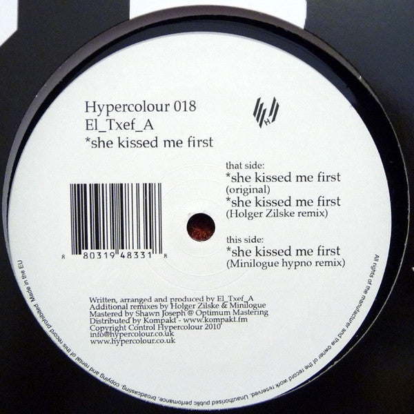 El_txef_a – She Kissed Me First 🇺🇸