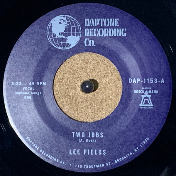 Lee Fields – Two Jobs B/W Save Your Tears for Someone New 🇺🇸