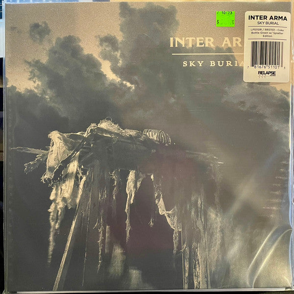 Inter Arma – Sky Burial (Coke Bottle Green with Aqua Blue, Bone White & Silver Splatter Vinyl) 🇺🇸