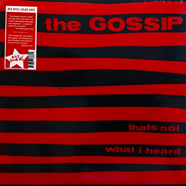 Gossip – That's Not What I Heard (Red Apple Vinyl) 🇺🇸