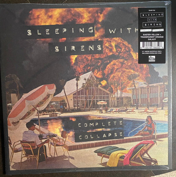 Sleeping with Sirens – Complete Collapse (Easter Yellow/translucent Orange Vinyl) 🇺🇸