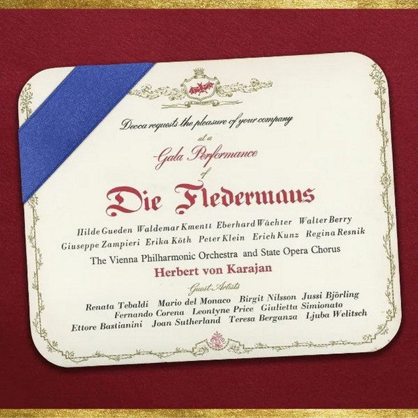 Wiener Philharmoniker & Herbert Von Karajan – Strauss: Die Fledermaus (180G/3LP) 🇺🇸
