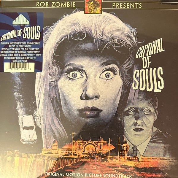 Gene Moore – Carnival of Souls OST (150G/Ghoul Blue & Aqua Pinwheel Vinyl) 🇺🇸