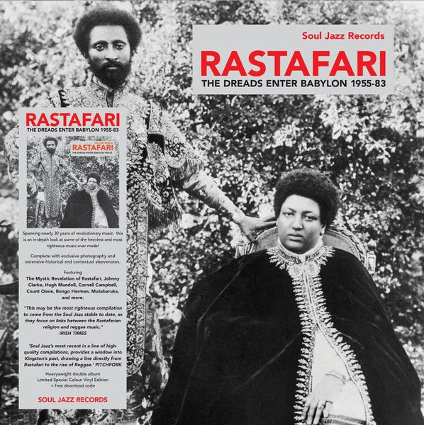 Soul Jazz Records Presents – Rastafari - the Dreads Enter Babylon 1955-83 (Blue Vinyl/2LP) 🇺🇸