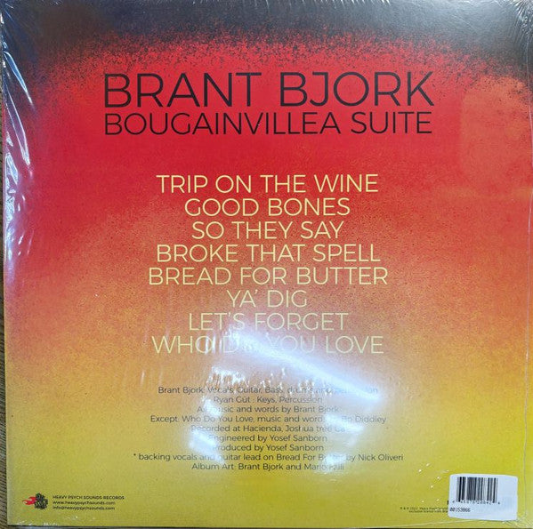Brant Bjork – Bougainvillea Suite (Transparent Pink & Purple Spatter Vinyl) 🇺🇸