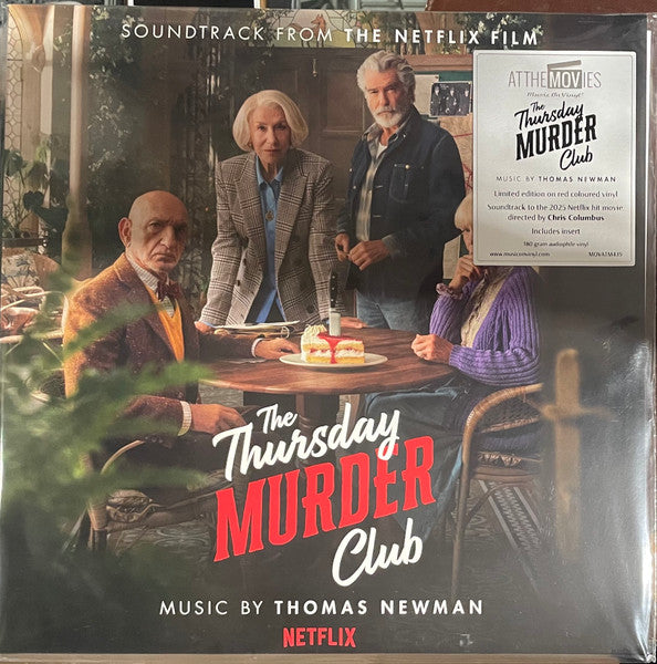 Thomas Newman – Thursday Murder Club (Netflix Film OST) (Limited/Red Vinyl/180G/Insert) 🇺🇸