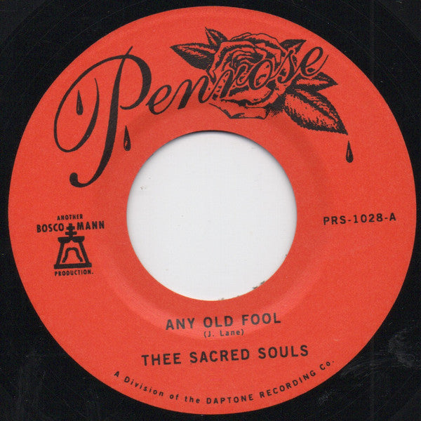 Thee Sacred Souls – Any Old Fool B/W Price I'Ll Pay 🇺🇸