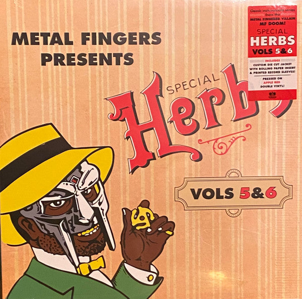 Mf Doom – Metal Fingers Presents: Special Herbs VOL. 5 & 6 (2LP/Apple Red Vinyl) 🇺🇸