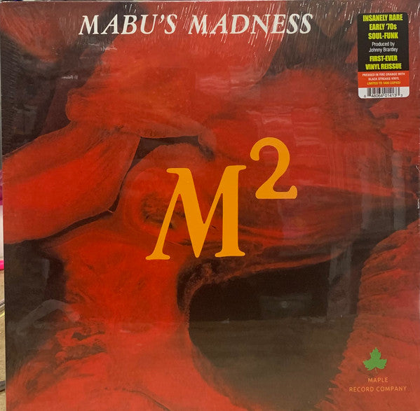Mabu's Madness – M-square (Fire Orange with Black Streaks Vinyl) 🇺🇸