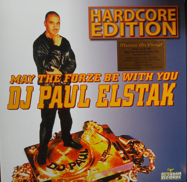 Paul Elstak – May the Forze Be with You (Hardcore Edition) (Ultra Clear & Black Splatter Vinyl/140G/Numbered) 🇺🇸