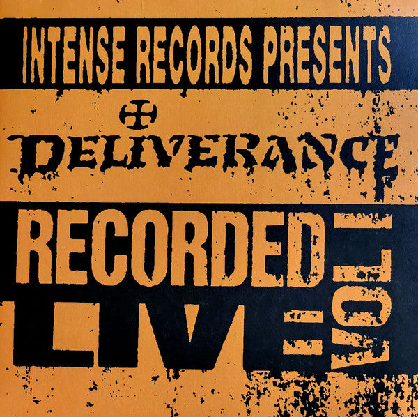 Deliverance – Intense Series Live Vol. 1 (Orange Vinyl) 🇺🇸