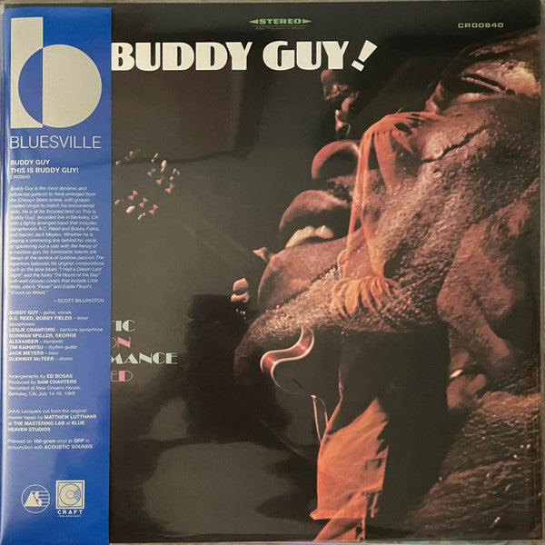 Buddy Guy – This is Buddy Guy! (Bluesville Acoustic Sound Series) (180G) 🇺🇸