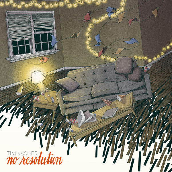 Tim Kasher – No Resolution (Clear Red Vinyl with Gold Splatter/Limited) (I) 🇺🇸