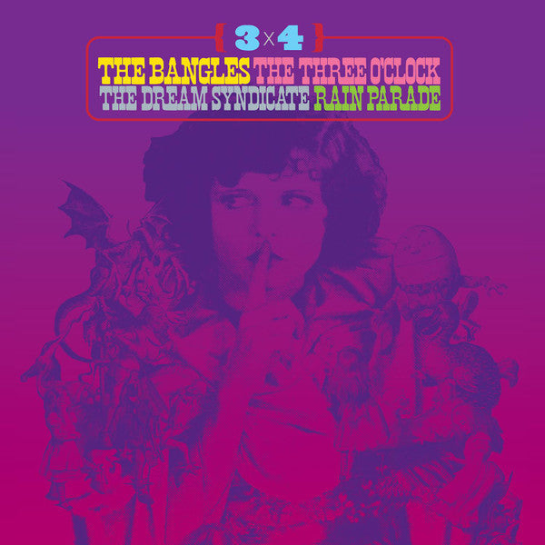 Various Artists – 3 X 4 (2LP/Psychedelic Swirl Vinyl) 🇺🇸