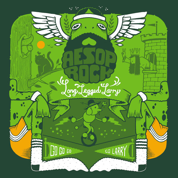 Aesop Rock – Long Legged Larry (Green 7INCH) 🇺🇸