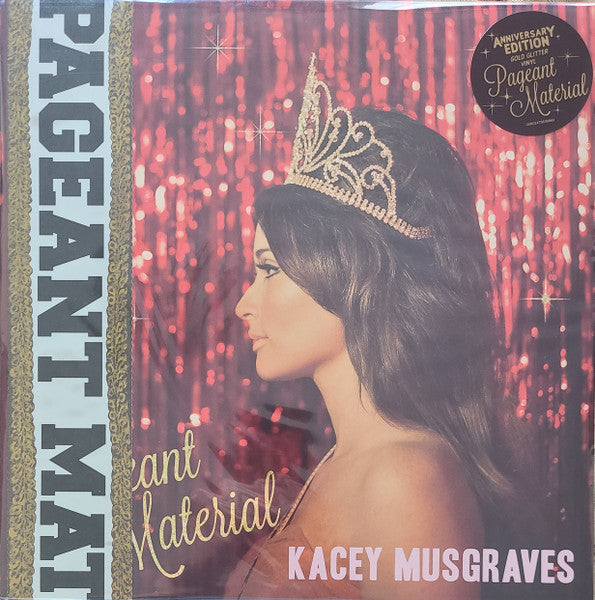Kacey Musgraves – Pageant Material (10 Year Anniversary) (Clear Gold Glitter Vinyl) 🇺🇸