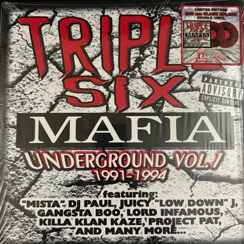 Triple Six Mafia – Underground, Vol. 1: 1991-1994 (2LP/RED & Black Splash Vinyl) 🇺🇸