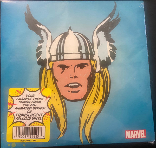 Marvel Chorus – Mighty Thor (1966 Theme)/Merry Marvel Marching Society (Translucent Yellow Vinyl/Single) (I) 🇺🇸
