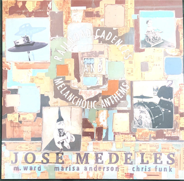 Jose W/ M. Ward; Marisa Anderson & Chris Funk Medeles – Railroad Cadences & Melancholic Anthems (Clear W/ Black Smoke Vinyl) 🇺🇸