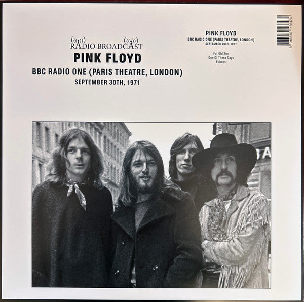Pink Floyd – Bbc Radio One (Paris Theatre, London, September 30TH, 1971) 🇺🇸