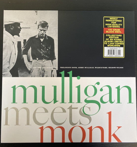 Thelonious & Gerry Mulligan Monk – Mulligan Meets Monk 🇺🇸