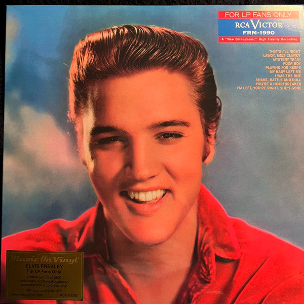 Elvis Presley – For LP Fans Only (Translucent Blue Vinyl/180G) 🇺🇸