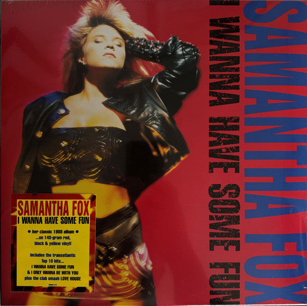 Samantha Fox – I Wanna Have Some Fun (140G/Red/Black & Yellow Vinyl) 🇺🇸