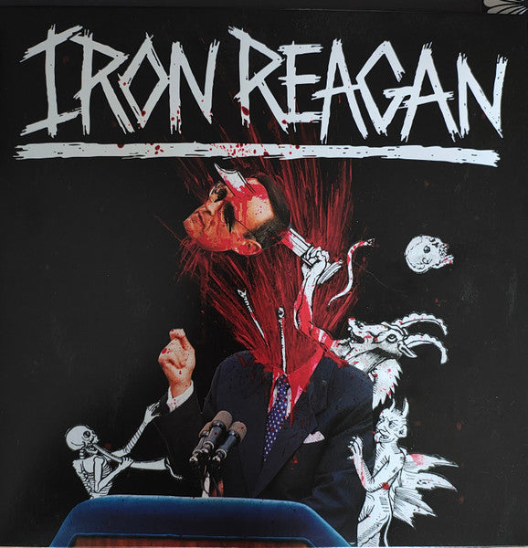 Iron Reagan – Tyranny of Will (White W/ Splatter Vinyl) 🇺🇸