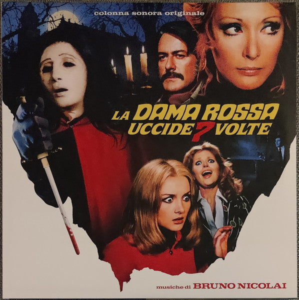 Bruno Nicolai – La Dama Rossa Uccide Sette Volte (the Red Queen Kills Seven Times) (2LP/Blood Red Vinyl) 🇺🇸