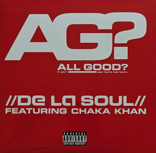 De La Soul – All Good/Oooh (Red Vinyl) 🇺🇸