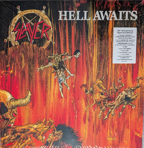 Slayer – Hell Awaits (40Th Anniversary) (2 Black & 1 Fire Splatter Vinyl) 🇺🇸
