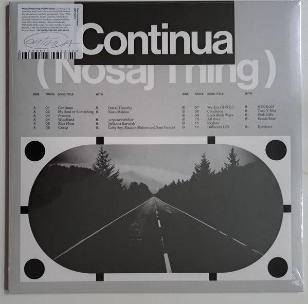 Nosaj Thing – Continua (Crystal Clear Vinyl) (I) 🇺🇸