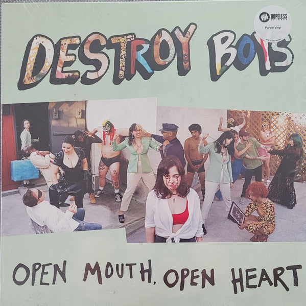 Destroy Boys – Open Mouth Open Heart (Purple Vinyl) 🇺🇸