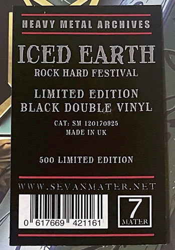 Iced Earth – Rock Hard (2LP/Import) 🇺🇸
