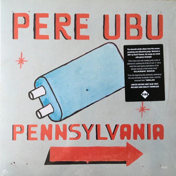 Pere Ubu – Pennsylvania (Light Blue Vinyl/Import) 🇺🇸