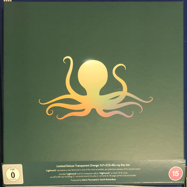 Devin Townsend – Lightwork (Deluxe/Transparent Orange Vinyl/3LP/2CD/Blu-ray/180G) 🇺🇸