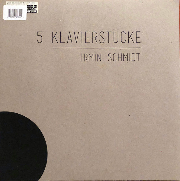 Irmin Schmidt – 5 Klavierstucke 🇺🇸
