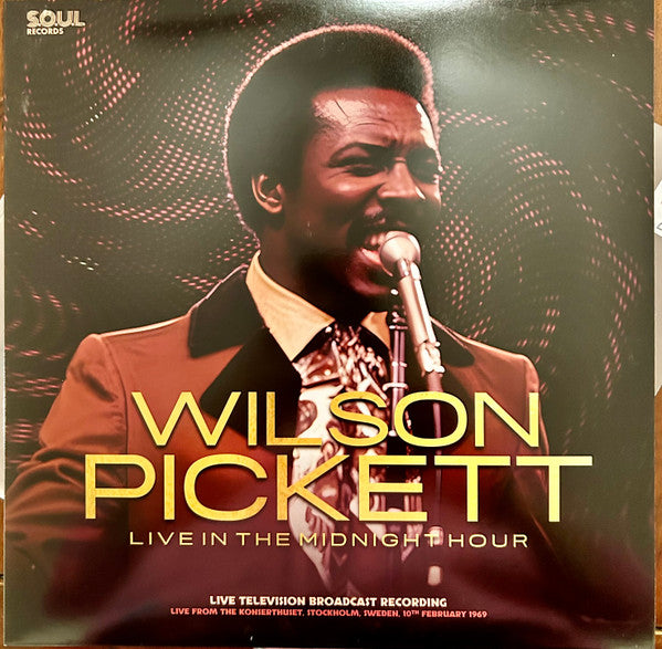 Wilson Pickett – Live in the Midnight Hour (Deep Pink Vinyl) 🇺🇸