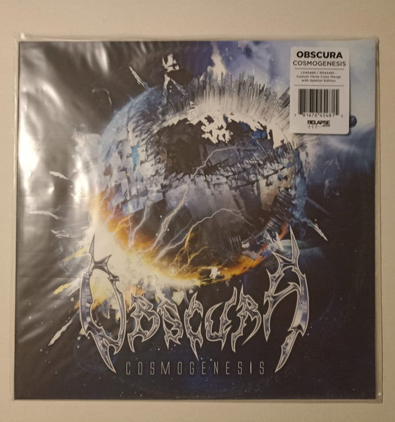Obscura – Cosmogenesis (Orange, Silver & Royal Blue Merge W/ Orange Krush, Silver & Royal Blue Splatter Vinyl) 🇺🇸
