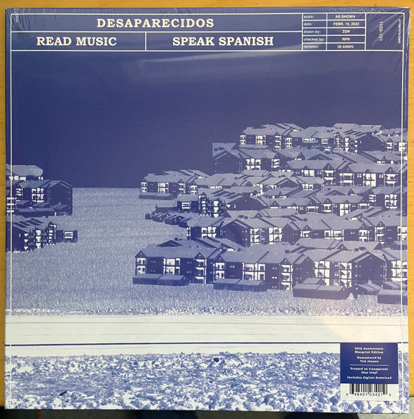 Desaparecidos – Read Music / Speak Spanish (Remastered) (Transparent Blue Vinyl/Dl Card) 🇺🇸