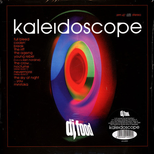 DJ Food – Kaleidoscope \+ Companion (4LP/Marble Blue & Marbled Orange & Red Vinyl) (I) 🇺🇸