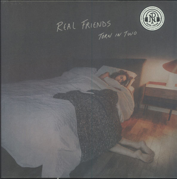 Real Friends – Torn in Two (Half Electric Blue/Half Doublemint W/ Heavy White & Baby Pink Splatter Vinyl) (I) 🇺🇸