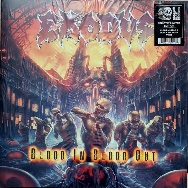 Exodus – Blood in Blood Out (Clear Gold Black Splatter Vinyl/2LP) 🇺🇸