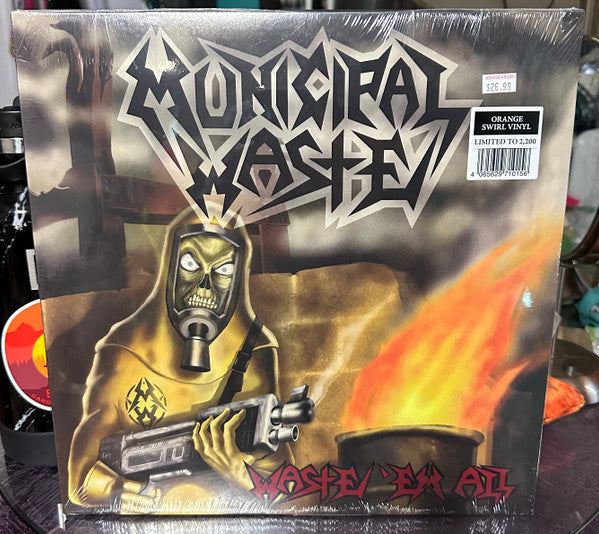 Municipal Waste – Waste 'Em All (Orange Swirl Vinyl) 🇺🇸