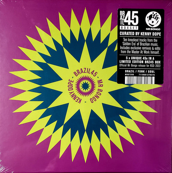 Various Artists – Brazil 45 Vol.3 Curated By Kenny Dope (5-7Inch Box) (Rsd) 🇺🇸